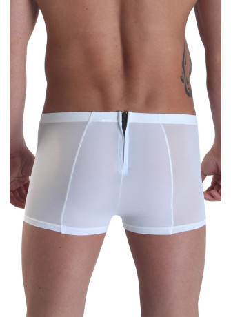 Boxer blanc avec double zip Wiz - LM16-67WHT
